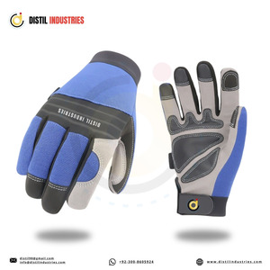 Guantes de Bombero Resistentes al Calor y al Fuego, Guantes de Rescate de Cuero para Extricación, Guantes de Trabajo Mecánico con Protección TPR Contra Impactos - Product Image 2