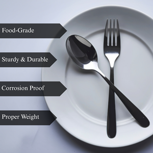 Fourchette à dîner en acier inoxydable de qualité supérieure, manche long, finition miroir, qualité alimentaire, export en vrac aux Émirats arabes unis - Product Image 2
