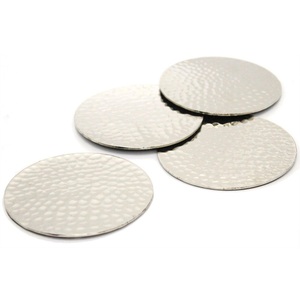 Luxury Hexagon Brass Metal Coaster Set Modern Matte Gold Drink Coasters Style Tabletop Protection Cup <b>Mat</b> For <b>Bar</b> Accessory - Product Image 4