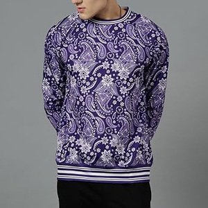 Sweat-shirt urbain surdimensionné au design minimaliste, en tissu de coton de haute qualité, avec une finition lisse et élégante. - Product Image 4