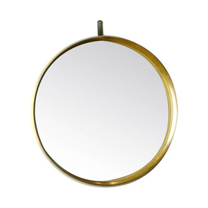 Miroir mural arqué en fer de luxe exclusif, design moderne, doré, pour mariage, miroir d'appoint d'intérieur - Product Image 4