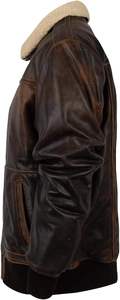 New Arrival 2026 <b>Men</b> <b>Leather</b> <b>Jacket</b> Modern Style Genuine <b>Leather</b> <b>Jacket</b> Manufacturer - Product Image 3