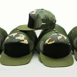 Casquette Trucker Camouflage Tigre en Gros 100% Coton Maille Respirante Imperméable Tendance Extérieur Patch Snapback pour Tenue Sportive Personnalisée - Product Image 2