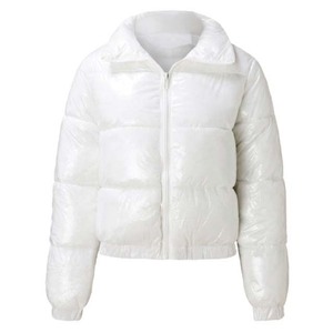 Nouvelle veste d'hiver automne à manches longues, col à capuche, imperméable, réversible, respirante, rembourrée en coton, vestes personnalisées pour femmes - Product Image 6