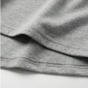 Women A-Line Mini <b>Skirt</b> Solid Gray <b>Elastic</b> Waist Knitted Cotton Spandex Casual Wear All Seasons - Product Image 6