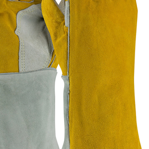 Gants de soudure en cuir durables, résistants à la chaleur, sans silicone, personnalisables, qualité supérieure, prix de gros, nouvelle arrivée - Product Image 4