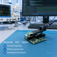 Pince de test et de programmation pour PCB, support de programmation à broches Pogo, 1.27mm 1.5mm 2.0mm 2.54mm, simple ou double rangée, 3P-10P, outil de téléchargement de programmes