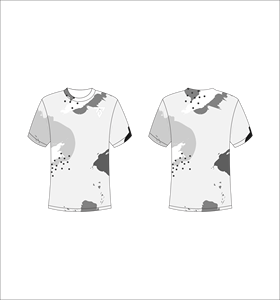 เสื้อยืดแขนสั้นลายพรางสำหรับผู้ชาย คอกลม ทรงปกติ ระบายอากาศได้ดี ผลิตจากโพลีเอสเตอร์ เสื้อลำลอง - Product Image 1