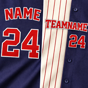 เสื้อเบสบอลแบบสั้น ระบายอากาศ แห้งเร็ว ผลิตจากโพลีเอสเตอร์ 100% ปักลายตามสั่ง พร้อมสกรีนชื่อและหมายเลขผู้เล่น รับผลิตแบบ OEM มีไซส์พลัส - Product Image 3