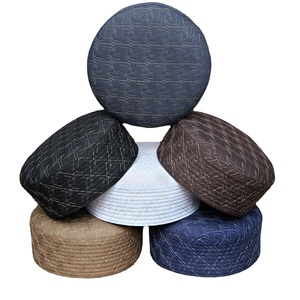 Arkan Premium Islamique Prière Kufi Chapeau 100% Polyester Coton Durable Automne Saison Accessoire avec Logo Personnalisable - Product Image 1
