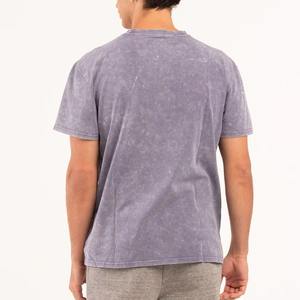 Últimos Diseños de Camisetas para Hombre con Lavado Ácido, Logotipo/Color Personalizado, Transpirables, Cómodas, de la Mejor Calidad - Product Image 2