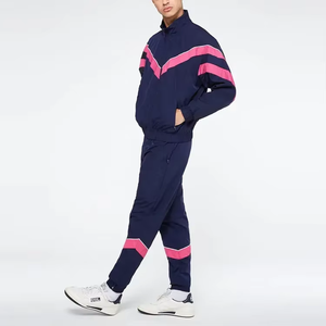 OEM Factory Design Front Zip Pockets Adjustable Hood <b>Windbreaker</b> Tracksuits for Men <b>Windbreaker</b> Tracksuit Set - Product Image 3