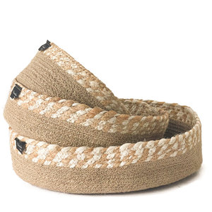 Panier de rangement tissé en jute pour la décoration intérieure - Product Image 1