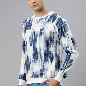 Camiseta de Manga Larga con Cuello Redondo, 100% Algodón, Sublimación Personalizada de Alto Impacto, Transpirable, Ecológica, Lisa, Venta al Por Mayor - Product Image 4