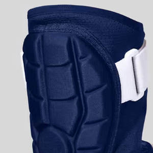 Protector de codo transpirable de espuma gruesa con absorción de impactos, protección multideportiva, universal, unisex, para todas las estaciones, cierre con cremallera, azul - Product Image 6