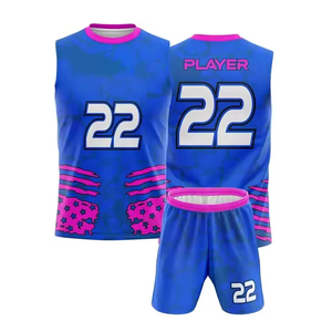Custom Sublimated 7v7 Flag Football Uniform Red Marble with Neon Green Accents Hooded Sleeveless Jersey and <b>Compression</b> <b>Shorts</b> - Product Image 2