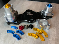 Kit de Mejora de Dirección de Carreras para Honda MSX125, Abrazadera Triple Superior de Conversión de Manillar Clip-On con Soportes de Manillar de 41 mm y Tapas