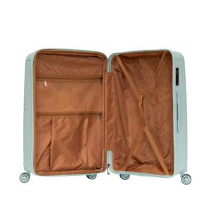 Ensemble de valises rigides en PP à prix abordable avec roues pivotantes à 360°, sacs de voyage à roulettes, fabricant vietnamien, commande en gros, conception personnalisée - Product Image 4