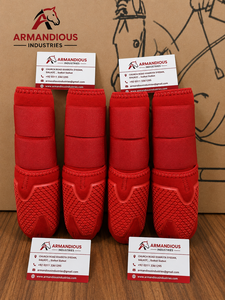 Protège-tendons de cheval en TPU moulé par injection, ensemble de protection pour pattes avant et arrière, logo personnalisé, OEM, ODM, vente en gros d'usine - Product Image 5