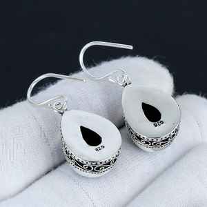 Australian Triplet Fire <b>Opal</b> <b>Earrings</b> Handmade 925 Sterling Silver Dangle Jewelry Women <b>Earrings</b> Wholesale - Product Image 3