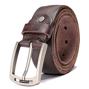 Cinturón de Hebilla Resistente y Duradero para Hombre, Estilo Vintage, para Jeans y Pantalones, Oficina de Abastecimiento de Ropa de Bangladesh - Product Image 6