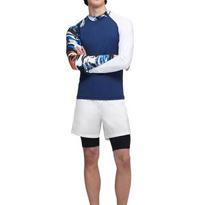Impression de logo personnalisée, rashguard léger pour hommes, prix de gros, rashguard uni pour hommes, bonne vente - Product Image 3