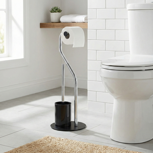 Meubles de rangement modernes pour la maison en gros, provenant de Taïwan, MIT, support de papier toilette en tube métallique DIY, brosse, salle de bain, vente sur eBay - Product Image 2