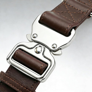 Collares para perros hechos a mano en Pakistán, de cuero trenzado, accesorio ideal para perros activos y actividades al aire libre a bajo precio. - Product Image 6