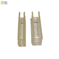 Insert de patin de guidage coulissant pour ascenseur de haute qualité 120x16mm |   Guide de coussinets pour chaussures, compatible avec les pièces de rechange des ascenseurs Otis