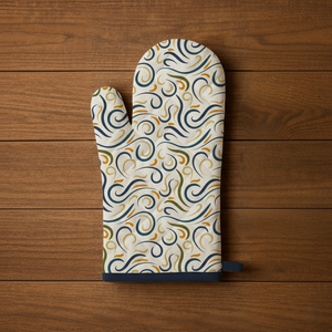 Guantes protectores para horno Guantes acolchados de algodón Premium resistentes al calor para cocina Hornear y barbacoa al aire libre - Product Image 2