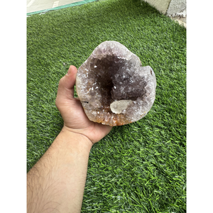 Decorative Amethyst White Stilbite on Apophyllite <b>Crystal</b> <b>Cluster</b> for Home and Office Display and Collection Use - Product Image 3