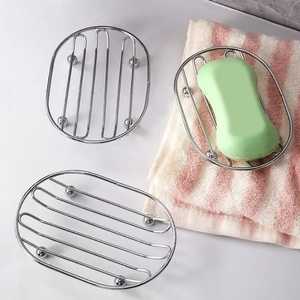 Round Metal Soap Dish With Ball Feet Gold Silver Bathroom Hardware Skies Trader - Product Image 2
