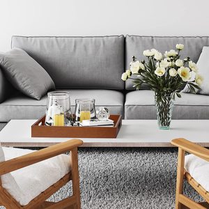 Bandeja de Servir de Madera Hecha a Mano con Diseño Elegante para Servir Desayuno, Almuerzo y Cena, y para Decoración del Hogar - Product Image 5