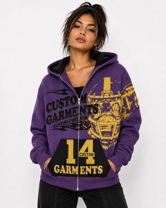 Chaqueta con capucha de felpa con cremallera para mujer, ropa exterior, venta al por mayor hoy - Product Image 4