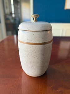 Artisan Ceramic Canister Set Reactive Glaze Airtight <b>Storage</b> Jars Elegant <b>Kitchen</b> Organizer Luxury Countertop Collection - Product Image 6