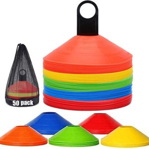 Support de cônes d'entraînement sportifs en plastique, durable et flexible, équipement d'agilité pour le football, pour l'extérieur - Product Image 1