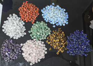 Offre Spéciale en forme d'étoile Mini bijoux de mode Collier pendentif en cristal et agate naturels avec un design minimaliste de style Feng Shui - Product Image 6