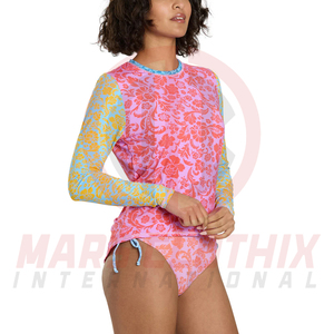 Adult Size Slim Fit Comfortable And Breathable Ladies Rash Guard New Design <b>Compression</b> Wear Rash Guard For <b>Women</b> - Product Image 3