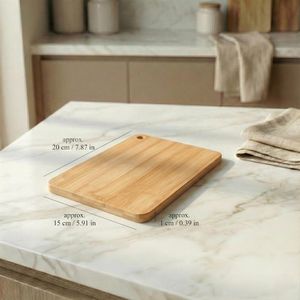 Planche à découper en bambou épaisse, planche de préparation en bois durable pour la cuisine, pour hacher, servir et la cuisson quotidienne, disponible en plusieurs tailles - Product Image 3
