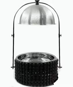 Cesta de Pan de Acero Inoxidable de Lujo con Tapa de Cúpula, Cesta para Servir Buffet, Dorada, Plateada, Negra, Vajilla para Hoteles y Restaurantes - Product Image 6