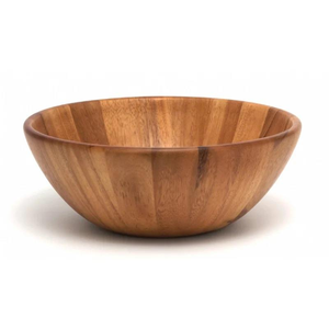 Tazón de ensalada de madera grabado a medida de calidad de exportación para uso en cocina, regalos o restaurantes por blossom craft india - Product Image 2