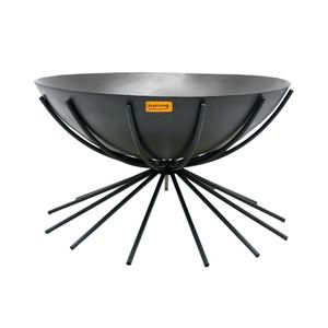 Brasero de Metal con Acabado Rústico de Linea Exports Inc, Diseñado para Calefacción de Jardín, Reuniones en Patio, Ambiente Exterior Decorativo - Product Image 2