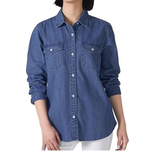 Camisa de Mezclilla sin Mangas, Transpirable, Moderna y Casual para Mujer, de Alta Calidad, Estilo Moderno para Exteriores, de Secado Rápido - Product Image 4