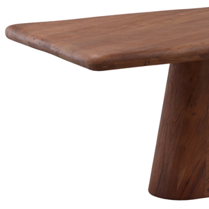 Table à manger en bois d'acacia massif, écologique et durable, finition grain naturel, pour une grande surface, maison, cuisine, restaurant - Product Image 6