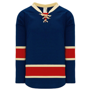 Maillot de hockey sur glace personnalisé avec logo, impression par sublimation, coton/fibre de bambou, séchage rapide, sangle réglable, manches courtes, unisexe - Product Image 3