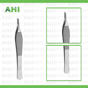 Pinzas Quirúrgicas Dentadas de Acero Inoxidable Adson de Calidad Premium, Certificadas CE, Uso en UCI, Clase I, Hechas en Pakistán - Product Image 2
