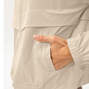 Chaqueta Ligera de Mujer, con Cierre, Cuello Alto, Corta, de Color Sólido, para Todas las Temporadas, Ropa de Exterior - Product Image 4