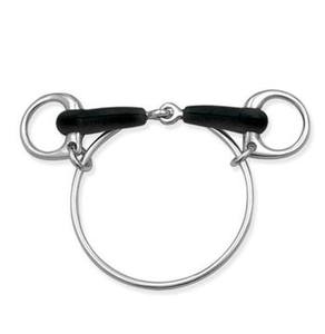 TM STAR Racing Dee Bit สแตนเลสสตีลเคลือบยางที่ปาก อุปกรณ์ฝึกม้า อุปกรณ์ขี่ม้า - Product Image 5