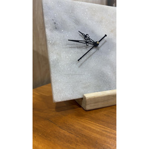 Reloj de Mesa de Mármol Premium TCE Modelo A-Raz-003, Decoración Sofisticada para el Hogar y Decoración Interior de Lujo para Escritorios - Product Image 4