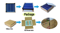 Celdas Solares Monocristalinas PERC de 210 mm, 23% de Eficiencia, Bifaciales, para Panel Solar